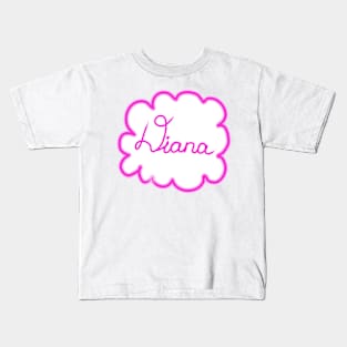 Diana. Female name. Kids T-Shirt